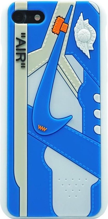 Verrast zijn Verbeteren groep iPhone Case - AJ1 Off-White University Blue - iphone 7 plus hoesje -iphone  8 plus hoesje | bol.com
