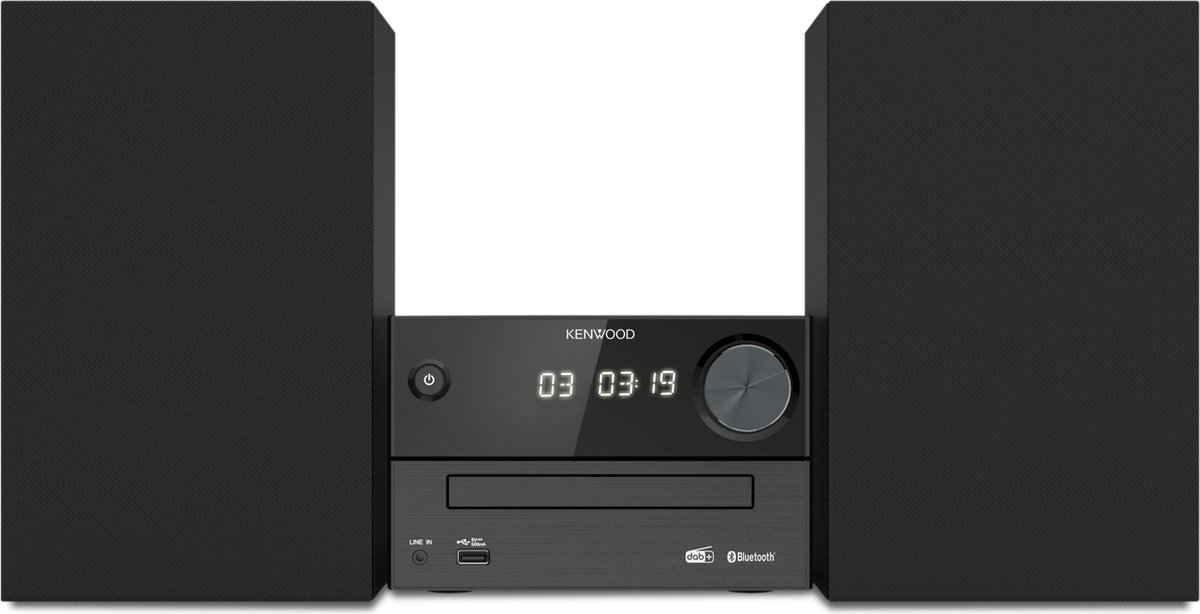 Kenwood M-420DAB - Micro DAB+ HiFi-systeem - Zwart