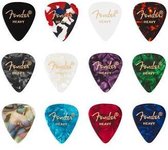 Fender Plectrum Heavy Celluloid Medley Plectrums 12 stuks