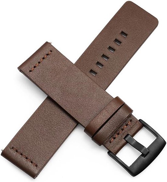 Horlogeband van Leer voor Garmin Vivomove / Vivomove HR / Vivomove 3 | 20  mm | Horloge | bol.com
