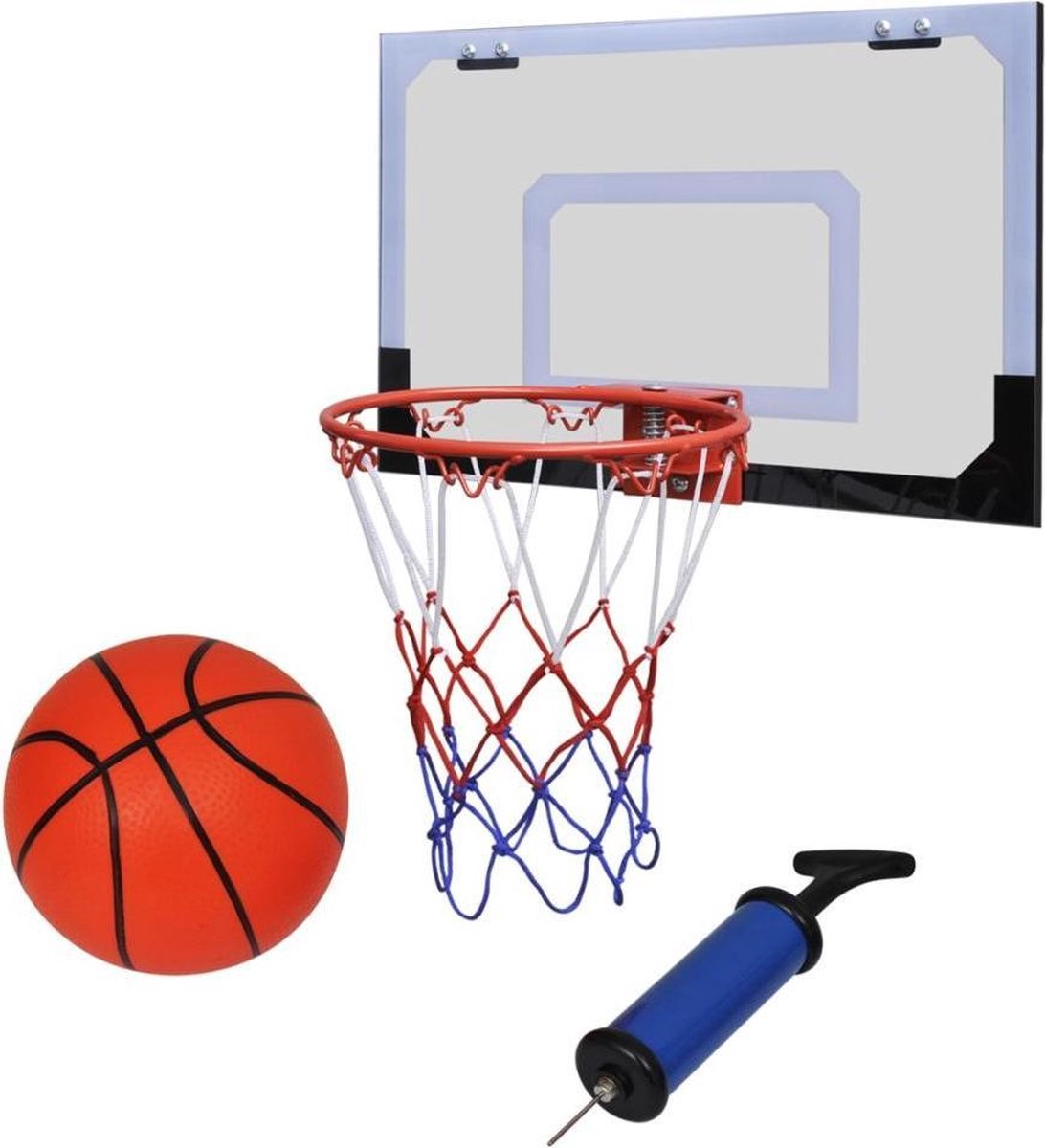 Spanning bezoeker Modernisering Mini-basketbalset - PVC & Staal - Meerkleurig - | bol.com