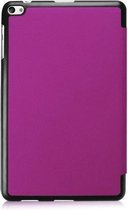 Tablet hoes geschikt voor Huawei MediaPad T2 10.0 Tri-Fold Book Case Paars