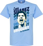 Luis Suarez Uruguay Portrait T-Shirt - S