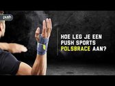 Push Sports Polsbrace - Donkergrijs - Links - Maat M