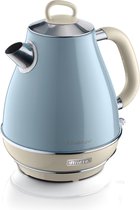 Ariete 2869/05 - Vintage waterkoker - 2000 Watt - 1. 7 liter inhoud - draadloos - blauw