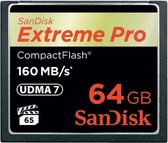 SanDisk Extreme PRO CompactFlash kaart 64 GB