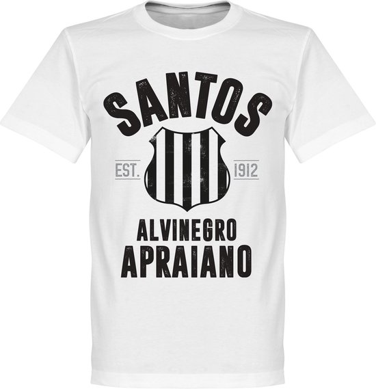Santos Established T-Shirt - Wit - XXXXL