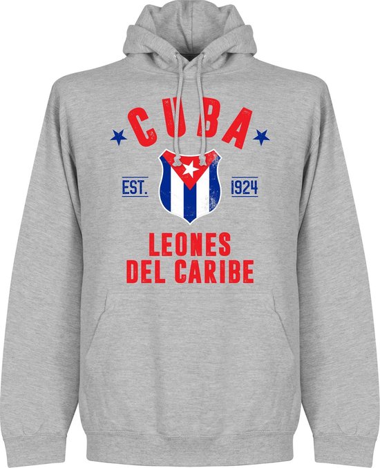 Cuba Established Hooded Sweater - Grijs - M