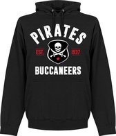 Pirates Established Hooded Sweater - Zwart - L