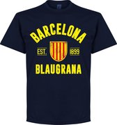 Barcelona Established T-Shirt - Navy - XXXXL