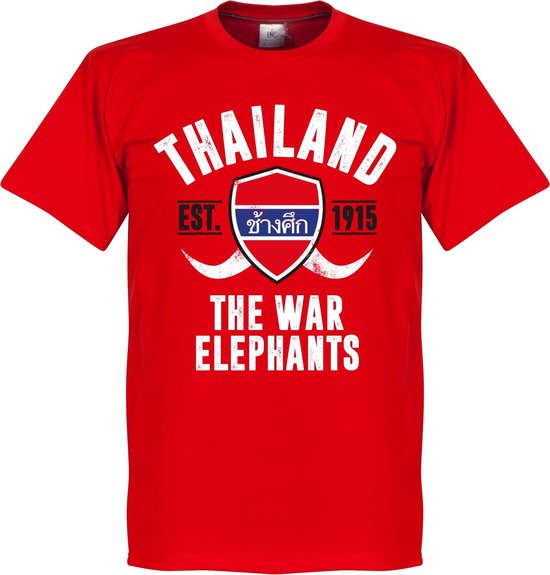 T-Shirt Thailand Established - Rouge - XXL