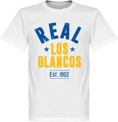 Real Madrid Established T-Shirt - Wit  - M