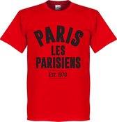 Paris Saint Germain Established T-Shirt - Rood  - XXL