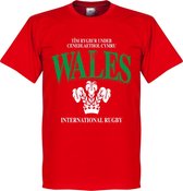 Wales Rugby T-Shirt - Rood - M