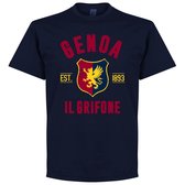 Genoa Established T-Shirt - Navy - XXXXL