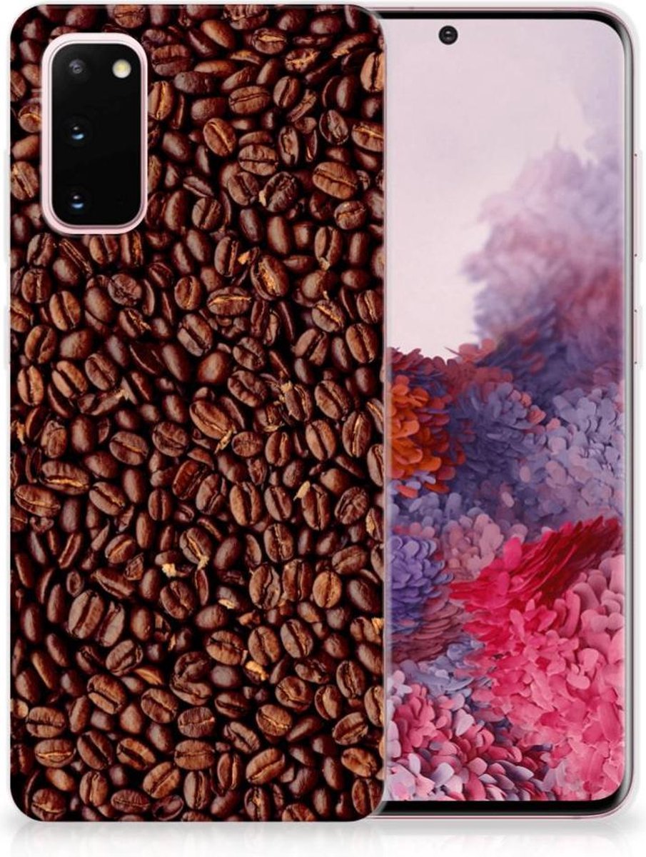 Samsung Galaxy S20 Siliconen Case Koffiebonen
