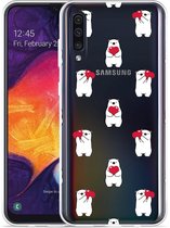 Galaxy A50 Hoesje Lovely Bears - Designed by Cazy