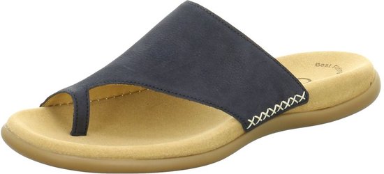 Gabor -Dames - blauw donker - slippers & muiltjes - maat 37