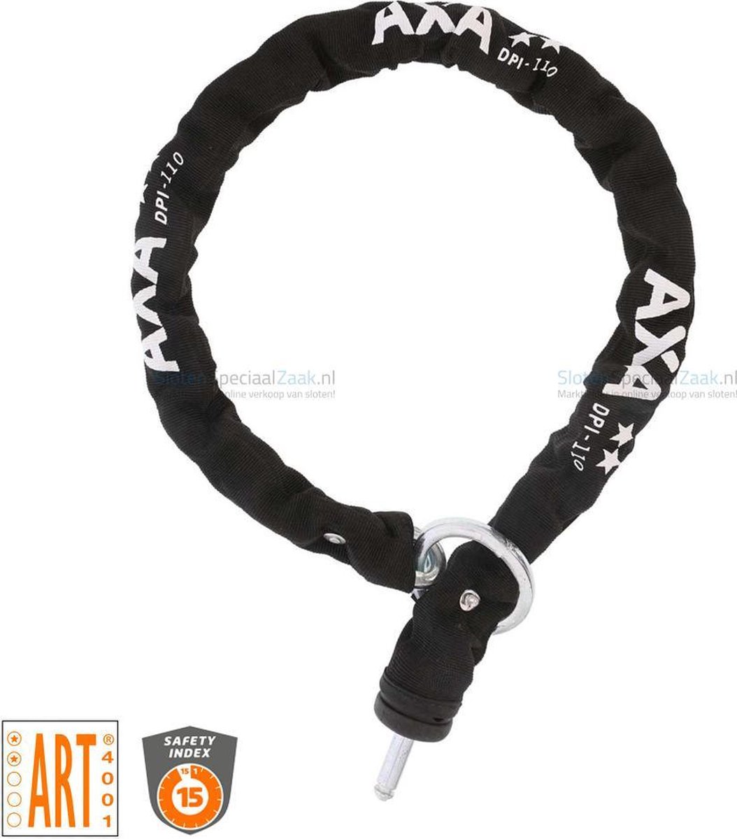 AXA Insteekketting 110cm ART2 - Zwart | bol.com