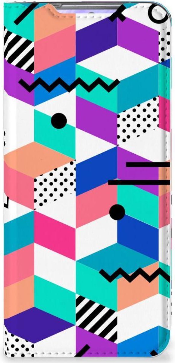 Samsung Galaxy S20 Stand Case Blokken Kleurrijk