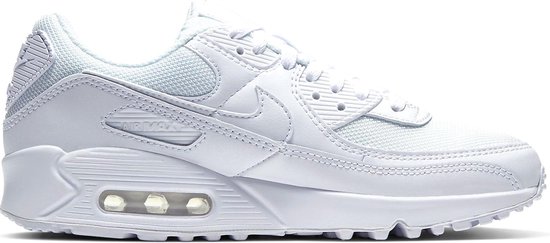 Nike W Air Max 90 365 Dames Sneakers - White/White-White-Wolf Grey - Maat 41