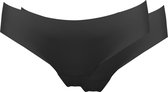 MAGIC Bodyfashion Dream Invisibles Thong 2pack - Noir - Taille S