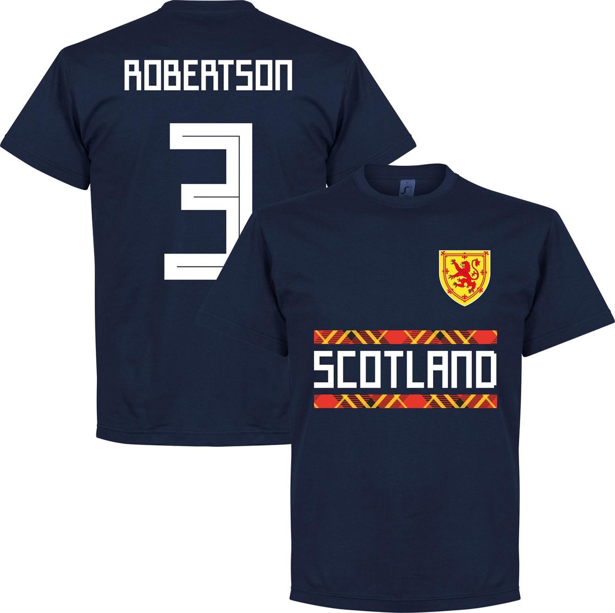 Schotland Robertson 3 Team T-Shirt  - Navy - XL