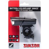 Simson Koplamp "Amaze" 1 LED 25 Lux met Batterijen