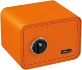 mySafe 350 Kluis met vingerprint oranje