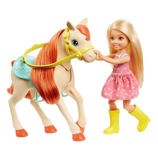 BARBIE Speelset Met Barbie® En Chelsea Poppen, Paarden En Meer Dan 15  Accessoires Standaard Verpakking Speelgoed Spellen | homerwanda.com