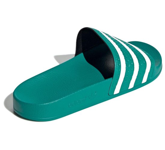 adidas Slippers - Maat 46 - Unisex - groen/wit | bol.com