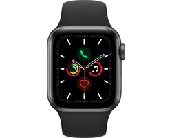 Apple Watch Series 5 40 mm Spacegrijs bol