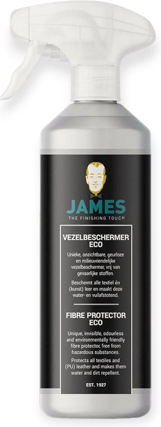 James textiel beschermer impregneer spray ECO 500ml - Geurloos - Milieuvriendelijk