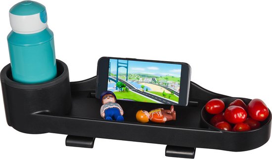 Dooky Stroller Snack & Activity Tray - Eet en speel tray voor de kinderwagen en buggy - Zwart van Merkloos — afbeelding 3