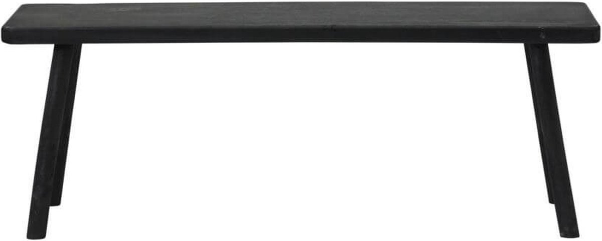 houten bank Nadi zwart 120cm