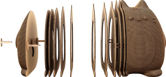 Cartonic - TIRELIRE CHAT MIGNON - Puzzle 3D - puzzles - DIY- enfants et adultes