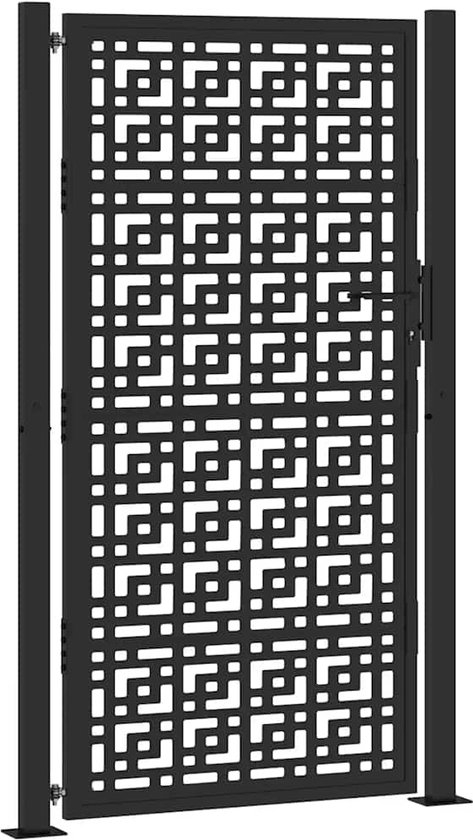 Poort vierkant 105x105 cm cortenstaal | -nl