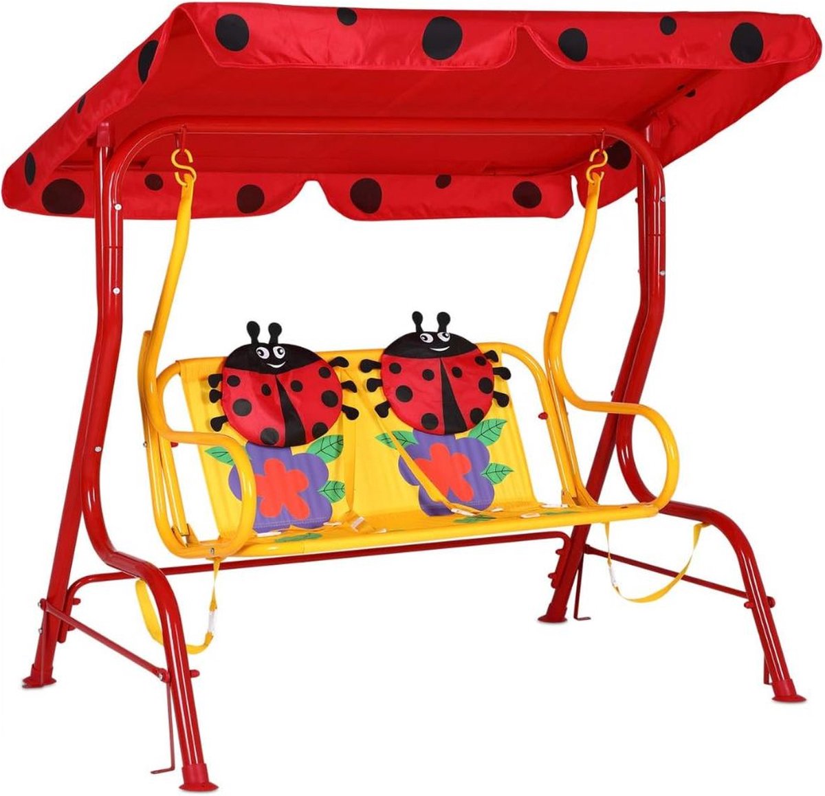 DailySupplies® Kinder Tuinset - Schommel - Schommelstoel Baby en Kinderen - Rood