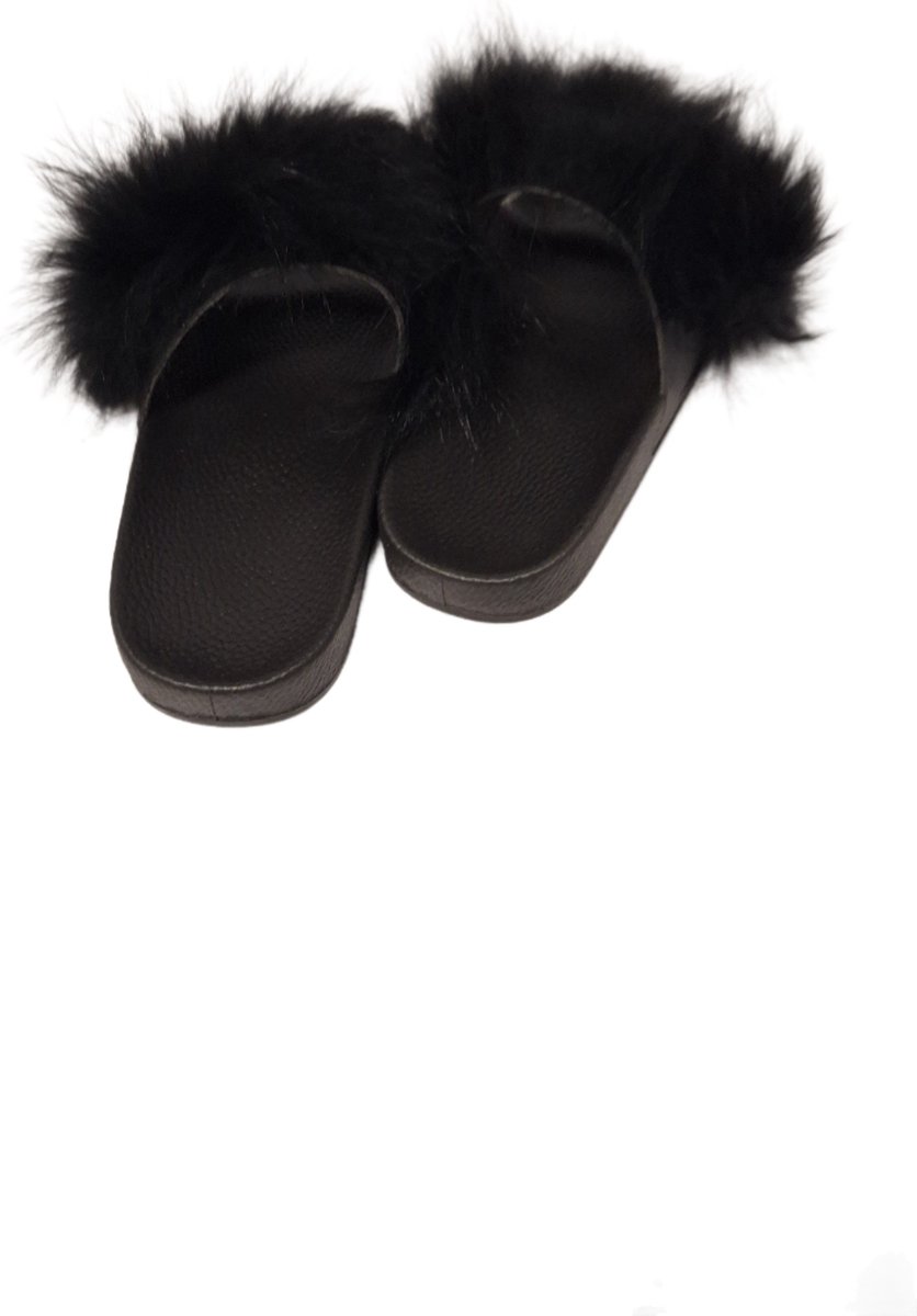 THE BOOTS-FLUFFY SLIPPER-NAVY-SIZE 39