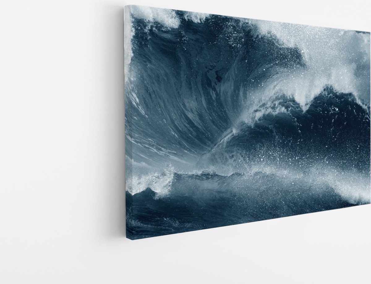 Saammp Canvas Schilderij - Grote Golfen - Landschap - Natuur - 40x30 - Foto op canvas - Wanddecoratie - Muurdecoratie Woonkamer - Slaapkamer decoratie - Canvas Print Multicolor