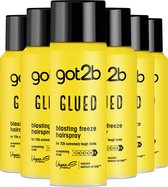 6x Mini laque pour cheveux collée Got2b 100 ml