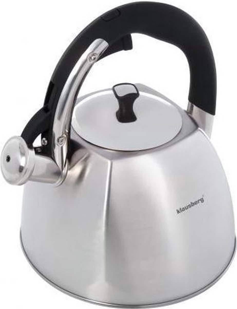 Bol.com Klausberg KB-7015  fluitketel - 3L - rvs - alle warmtebronnen aanbieding