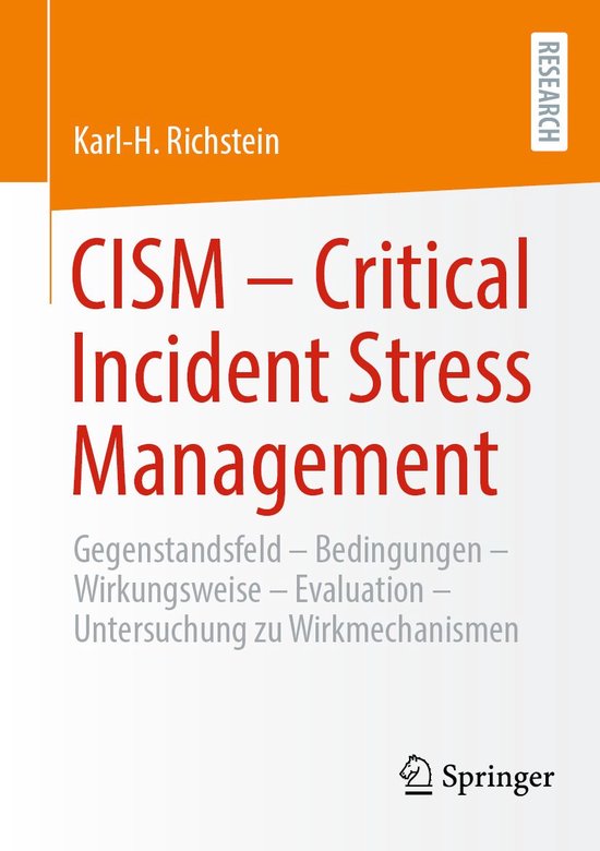 CISM - Critical Incident Stress Management - cover
