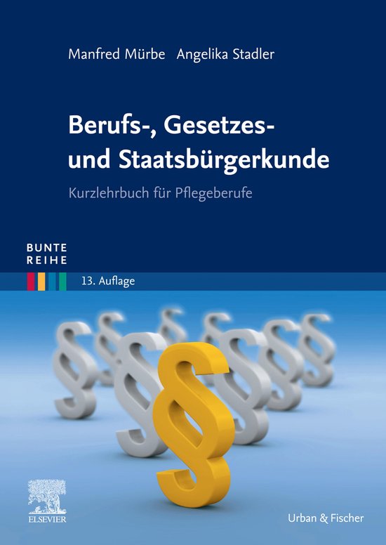 PFLEGE - Lehrbuch - Urban & Fischer Verlag - Berufs-, Gesetz ... - cover