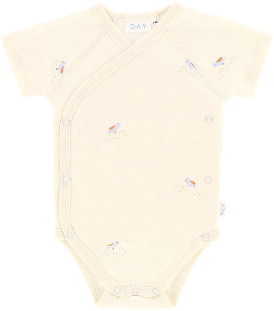 DAY Overslagromper Korte Mouw - Mt. 50/56 - Cream