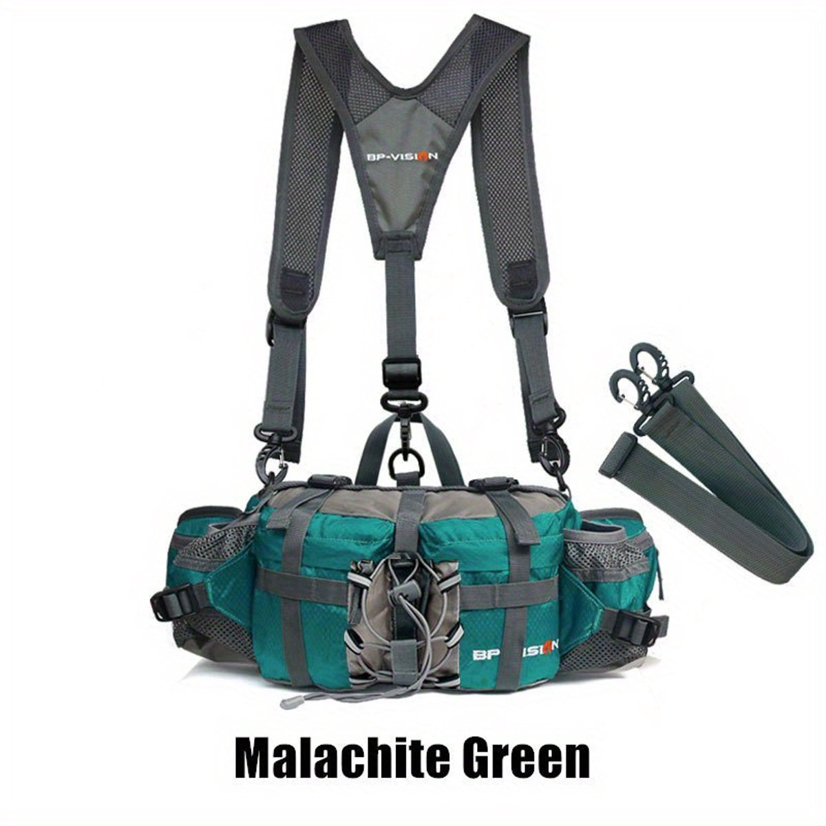 Heuptas - Crossbody - Rugzak - Rugtas - Dames en Heren - Groen/Grijs