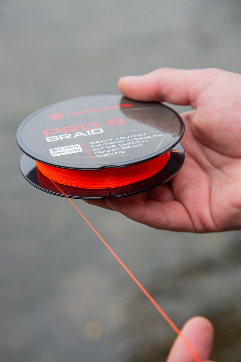 Ultimate Pro-8 Braid 0.23mm 15kg 150m Black | Gevlochten lijn