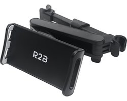 R2B Tablet houder Auto Hoofdsteun - Met Verstelbare Arm - Geschikt voor Tablet, Telefoon, Switch en Meer - Tablethouder Auto - Telefoonhouder - Auto Accessoires - Model Nijmegen