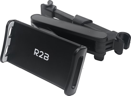 R2B Tablet houder Auto Hoofdsteun - Met Verstelbare Arm - Geschikt voor Tablet, Telefoon, Switch en Meer - Tablethouder Auto - Telefoonhouder - Auto Accessoires - Model Nijmegen