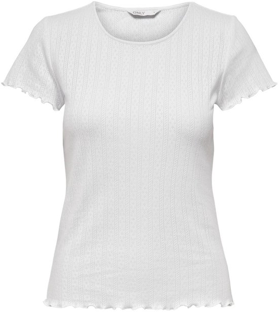 ONLY ONLCARLOTTA S/S TOP JRS NOOS Dames Top - White